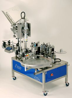 CDA R1000 automatic labeler and capsuler