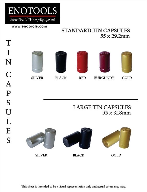 Tin capsules