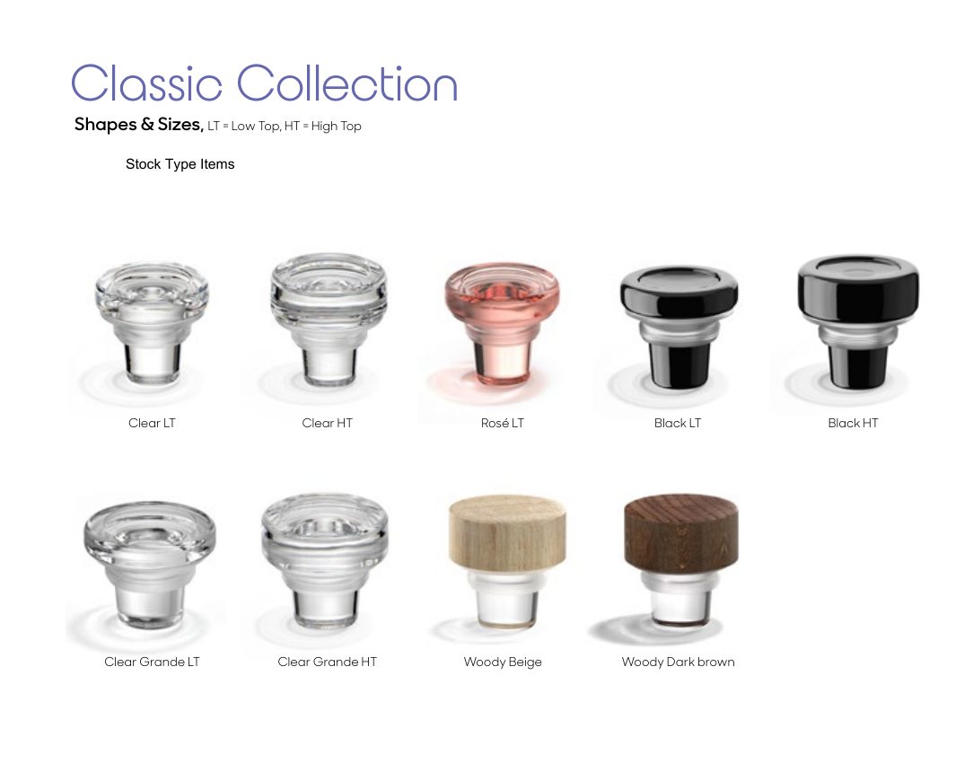 Vinolok glass stopper