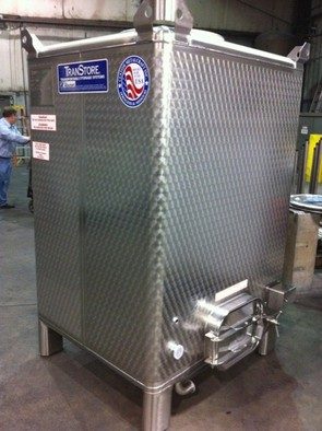 TranStore stackable stainless tank