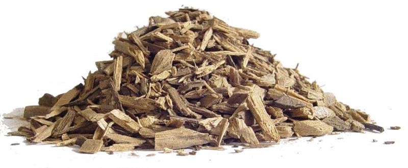 Untoasted French oak chips for wine